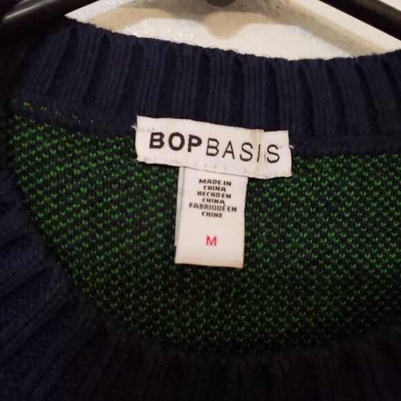 Bop Basics Plaid Crew Neck Wool Blend Sweater - Picture 15 of 15